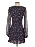 Forever 21 100% Polyester Floral Blue Casual Dress Size S - photo 2