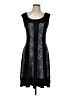 DressBarn Chevron-herringbone Black Cocktail Dress Size 10 - photo 1