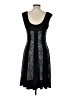 DressBarn Chevron-herringbone Black Cocktail Dress Size 10 - photo 2