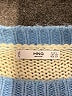 MNG Color Block Blue Pullover Sweater Size XS - photo 7