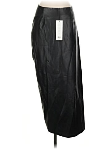 Veronica Beard Faux Leather Skirt (view 2)
