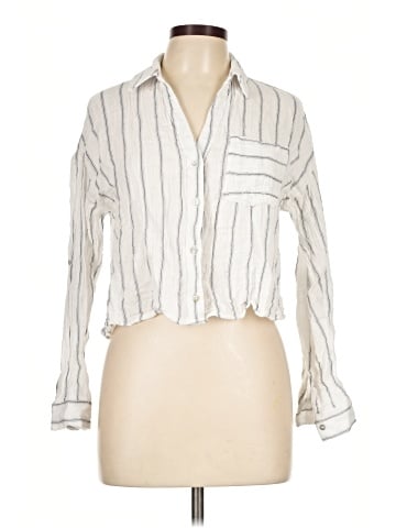Love Notes 3/4 Sleeve Button-Down Shirt (view 1)