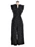 Hobbs London Polka Dots Black Jumpsuit Size 6 - photo 1