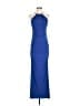 Cache Solid Blue Cocktail Dress Size 2 - photo 1
