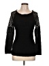 Komarov 100% Polyester Black Long Sleeve Top Size Lg (3) - photo 1