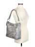 Brighton 100% Leather Metallic Silver Leather Shoulder Bag One size - photo 2