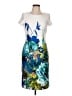 Sandra Darren Graphic White Cocktail Dress Size 12 - photo 1