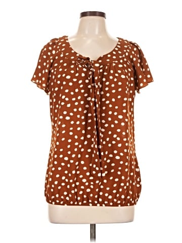 Sara Michelle Short Sleeve Blouse (view 1)