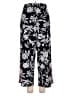 Susan Graver Floral Black Track Pants Size XL (petite) - photo 1