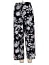 Susan Graver Floral Black Track Pants Size XL (petite) - photo 2