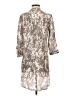 Piperlime 100% Silk Camo Gray Casual Dress Size XS - photo 2
