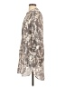 Piperlime 100% Silk Camo Gray Casual Dress Size XS - photo 5