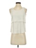 Ann Taylor 100% Polyester Ivory Sleeveless Blouse Size XXS (petite) - photo 1