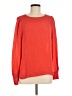J.Crew 100% Silk Red Long Sleeve Silk Top Size 6 - photo 1