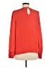 J.Crew 100% Silk Red Long Sleeve Silk Top Size 6 - photo 2