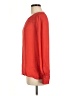 J.Crew 100% Silk Red Long Sleeve Silk Top Size 6 - photo 5