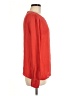 J.Crew 100% Silk Red Long Sleeve Silk Top Size 6 - photo 4