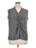 Jones Studio Polka Dots Black Sleeveless Blouse Size 1X - photo 1