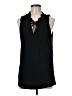 Dolan 100% Modal Black Sleeveless Blouse Size M - photo 1