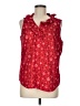 Talbots Outlet 100% Polyester Red Sleeveless Blouse Size M - photo 1