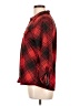 New York Laundry 100% Polyester Plaid Red Long Sleeve Blouse Size L - photo 5