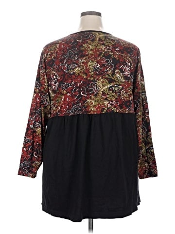 Ulla Popken 3/4 Sleeve Blouse (view 2)