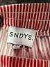 SNDYS. 100% Cotton Stripes Red Casual Pants Size XS - photo 7