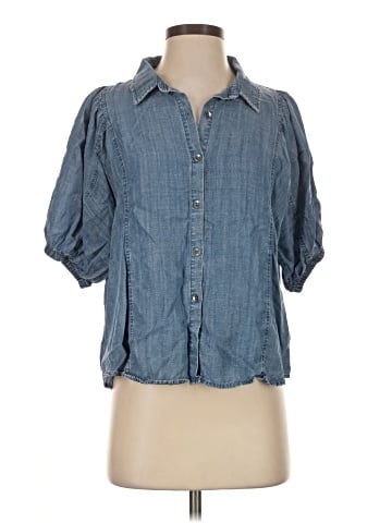 Splendid 3/4 Sleeve Button-Down Shirt (view 1)