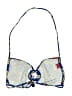 Red Carter Print Blue Swimsuit Top Size L - photo 2