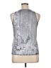 ChicMe Silver Sleeveless Blouse Size XL - photo 2