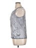 ChicMe Silver Sleeveless Blouse Size XL - photo 5