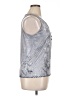 ChicMe Silver Sleeveless Blouse Size XL - photo 4