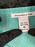 Abercrombie & Fitch 100% Cotton Color Block Blue Pullover Sweater Size M - photo 7