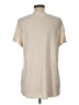 FRAME 100% Linen Ivory Short Sleeve Top Size L - photo 2