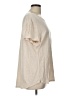 FRAME 100% Linen Ivory Short Sleeve Top Size L - photo 4