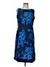 Studio 1 Paisley Blue Cocktail Dress Size 10 - photo 1