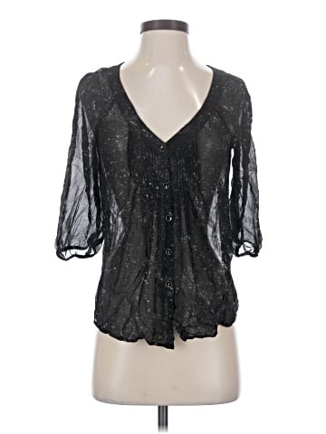 Kensie 3/4 Sleeve Blouse (view 1)
