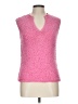 Sigrid Olsen Pink Sweater Vest Size L - photo 1