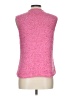 Sigrid Olsen Pink Sweater Vest Size L - photo 2