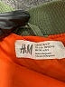 H&M 100% Polyamide Solid Green Jacket Size 2 - 3 - photo 3