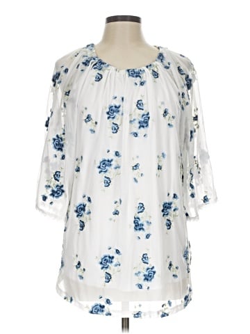Skye's The Limit 3/4 Sleeve Blouse (view 1)