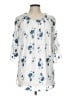 Skye's The Limit White 3/4 Sleeve Blouse Size L - photo 1