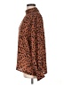 Unbranded Animal Print Brown Long Sleeve Blouse Size M - photo 5