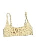 Unbranded Animal Print Gold Swimsuit Top Size XXS (estimated) - photo 1