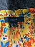 Eclair 100% Polyester Gold 3/4 Sleeve Blouse Size S - photo 7