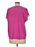 Ann Taylor 100% Polyester Pink Short Sleeve Blouse Size M - photo 2