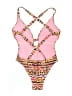 Sam Edelman Print Pink One Piece Swimsuit Size M - photo 2