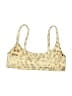 Unbranded Animal Print Gold Swimsuit Top Size XXS (estimated) - photo 2
