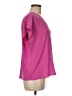 Ann Taylor 100% Polyester Pink Short Sleeve Blouse Size M - photo 4