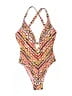 Sam Edelman Print Pink One Piece Swimsuit Size M - photo 1